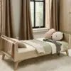 Mamas & Papas Coxley 3 Piece Cotbed Range with Dresser Changer & Wardrobe - Natural/Olive Green