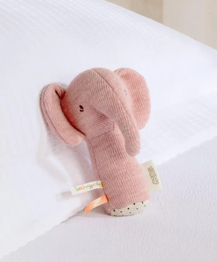 Mamas & Papas Mini Rattle - Edie Elephant