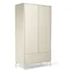 Mamas & Papas Kinlay 3 Piece Cotbed Range with Dresser Changer & Wardrobe - Parchment