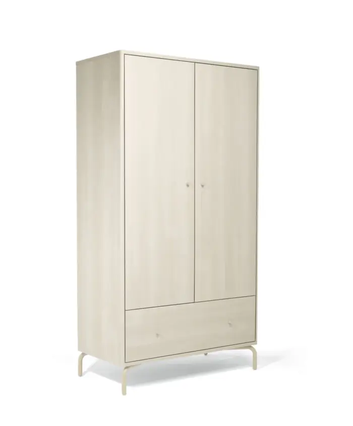 Mamas & Papas Kinlay 3 Piece Cotbed Range with Dresser Changer & Wardrobe - Parchment