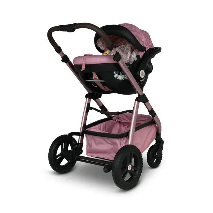 Includes ADAC tested Rotating Infant Carrier Easy to Fold with Seat Unit Attached Luxury Spacious Carry Cot & Accessories