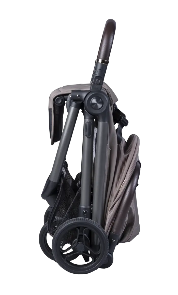 Bababing Auto Fold Compact Stroller Bundle - Mink