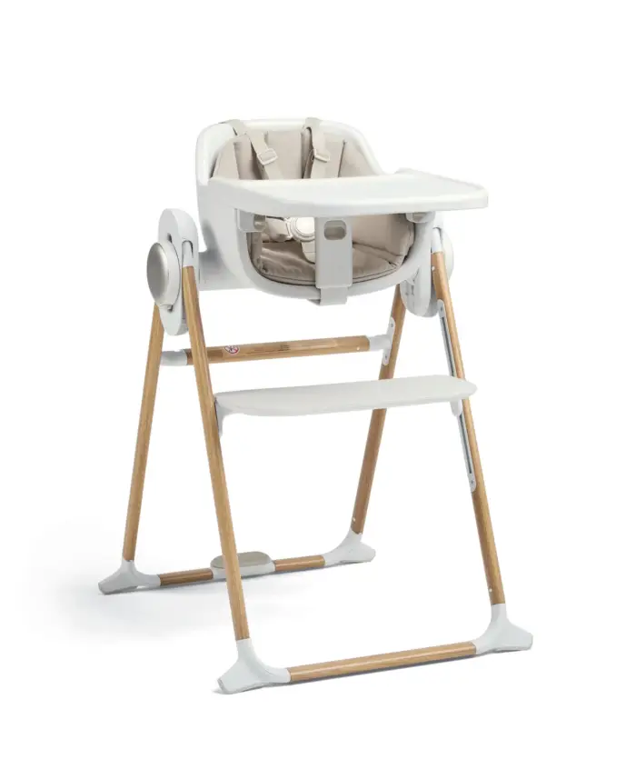 Mamas & Papas Eno Highchair, Bouncer & Cushion Complete Bundle - Cashmere