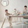 Mamas & Papas Eno Highchair, Bouncer & Cushion Complete Bundle - Cashmere