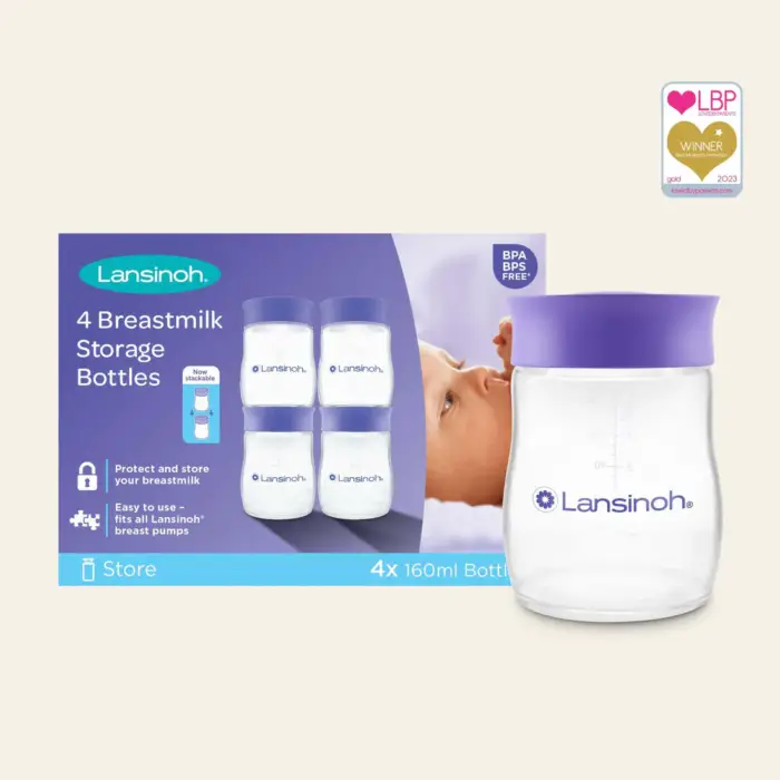 Lansinoh Breastmilk Storage Bottles 4 pack