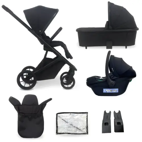 My Babiie MB500 3-in-1 Travel System - Obsidian Black