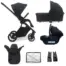 My Babiie MB500 3-in-1 Travel System - Obsidian Black
