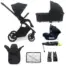 My Babiie MB500 3-in-1 Travel System with base- Obsidian Black