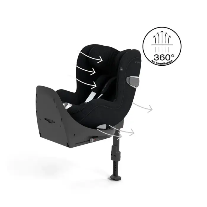 Cybex Sirona T i-Size Plus Car Seat - Sepia Black Plus