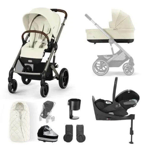 Cybex Balios S Lux Luxury Cloud T Bundle - Seashell Beige