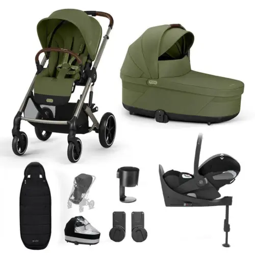 Cybex Balios S Lux Luxury Cloud T Bundle - Moss Green