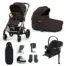 Cybex Balios Pushchair Bundle with Cybex Aton B2 i-Size Car Seat (6 Pieces) - Chocolate Brown