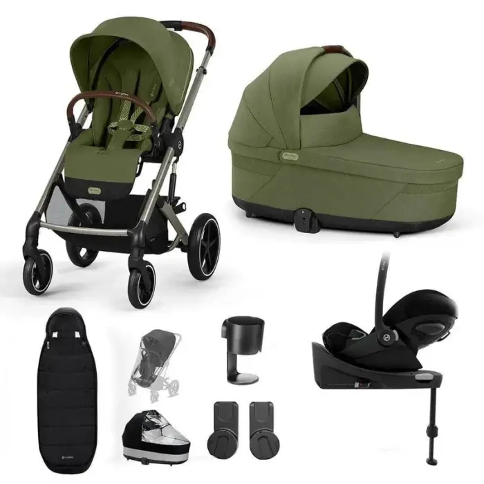 Cybex Balios Pushchair Bundle with Cybex Cloud G – Moss