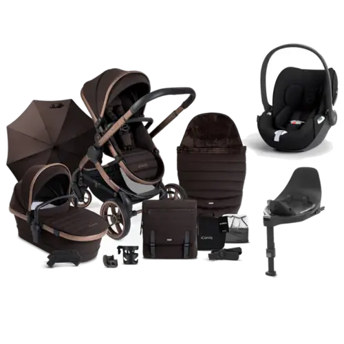 iCandy Peach 7 Complete bundle with Cybex Cloud T- Pecan