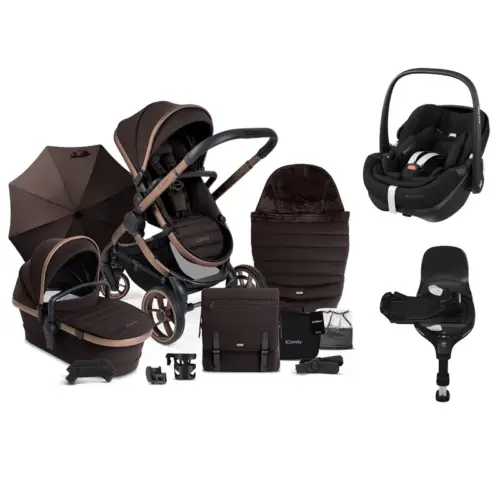 iCandy Peach 7 Complete bundle with Maxi Cosi Pebble 360 Pro2- Pecan