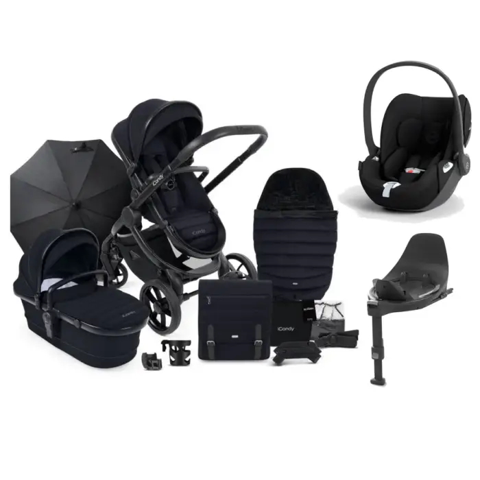 iCandy Peach 7 Complete bundle with Cybex Cloud T- Black Edition