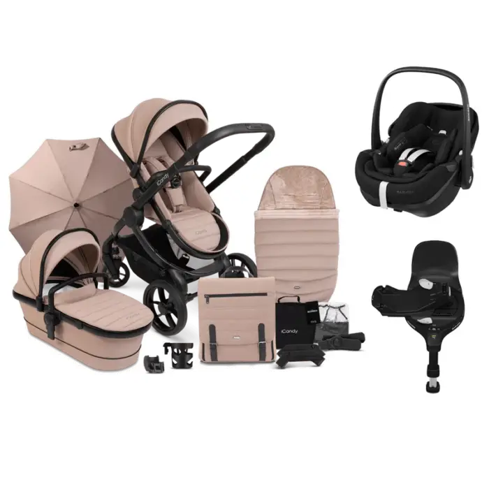 iCandy Peach 7 Complete bundle with Maxi Cosi Pebble 360 Pro2- Cookie