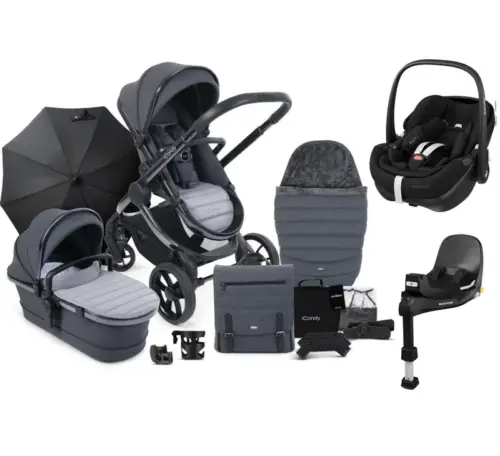 iCandy Peach 7 Complete bundle with Maxi Cosi Pebble 360 Pro2- Truffle