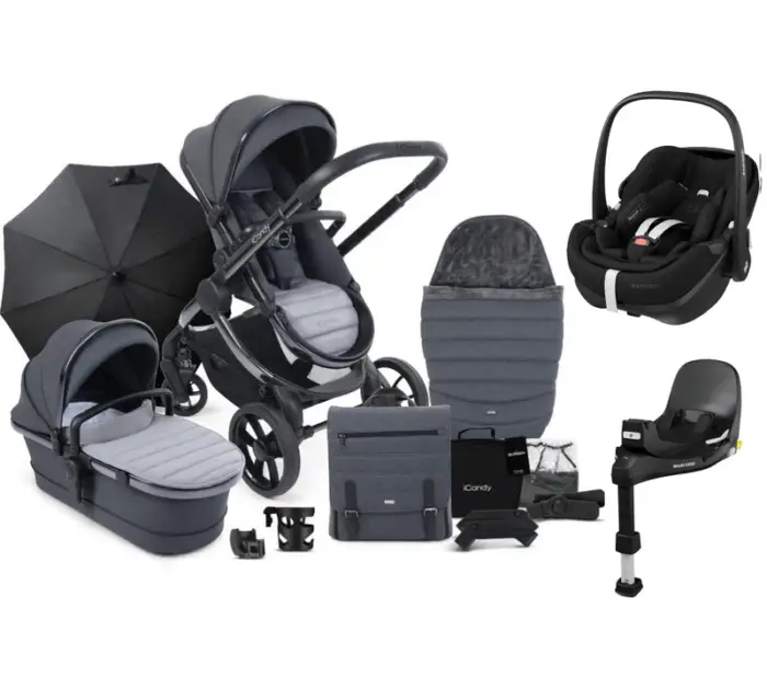 iCandy Peach 7 Complete bundle with Maxi Cosi Pebble 360 Pro2- Truffle