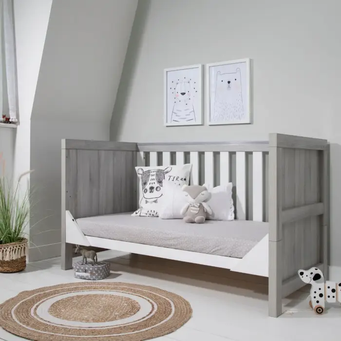 Tutti Bambini Modena 3 Piece Room Set - Grey Ash/White