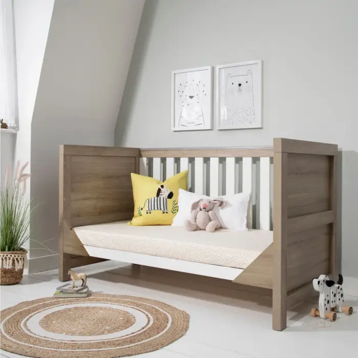Tutti Bambini Modena 3 Piece Room Set - White/Oak