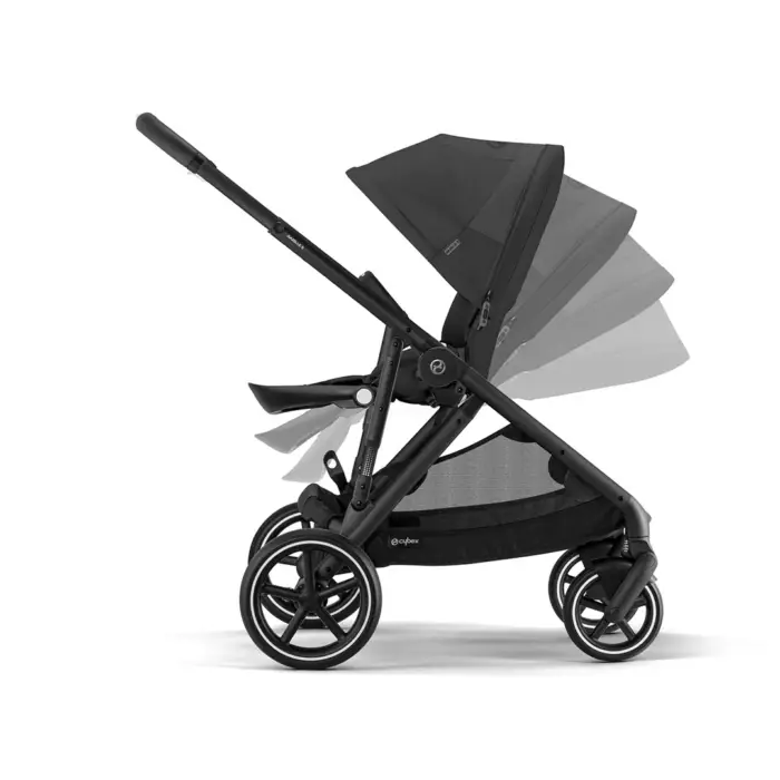 Cybex Gazelle S Pushchair & Cloud T Luxury Bundle - Moon Black