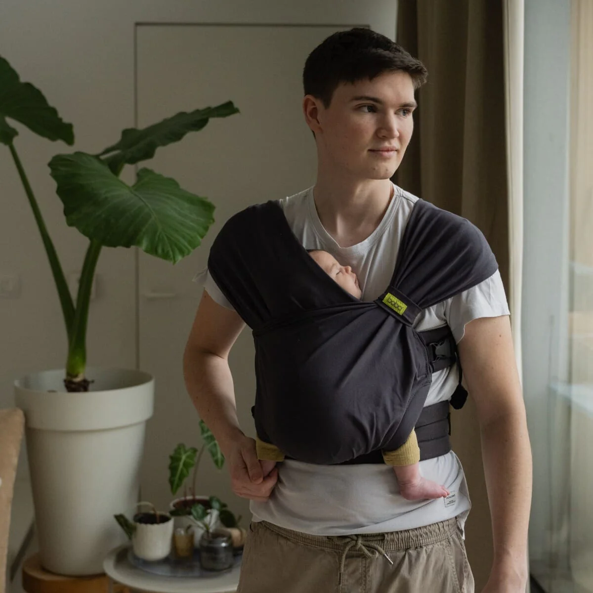 Tutti Bambini Boba Bliss Baby Carrier- Charcoal