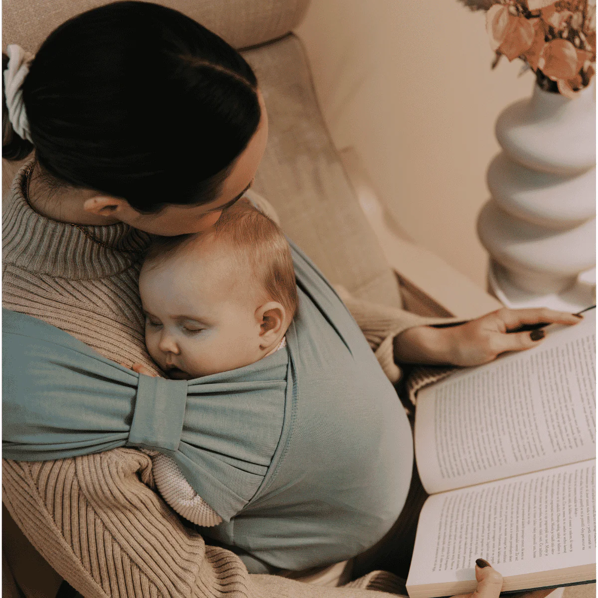 Tutti Bambini Boba Bliss Baby Carrier- Sea Mist