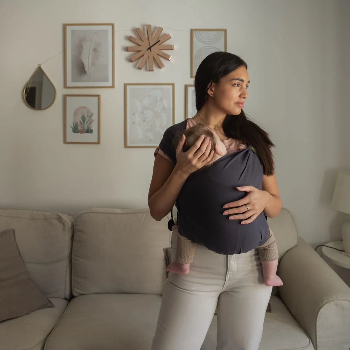 Tutti Bambini Boba Bliss Baby Carrier- Charcoal