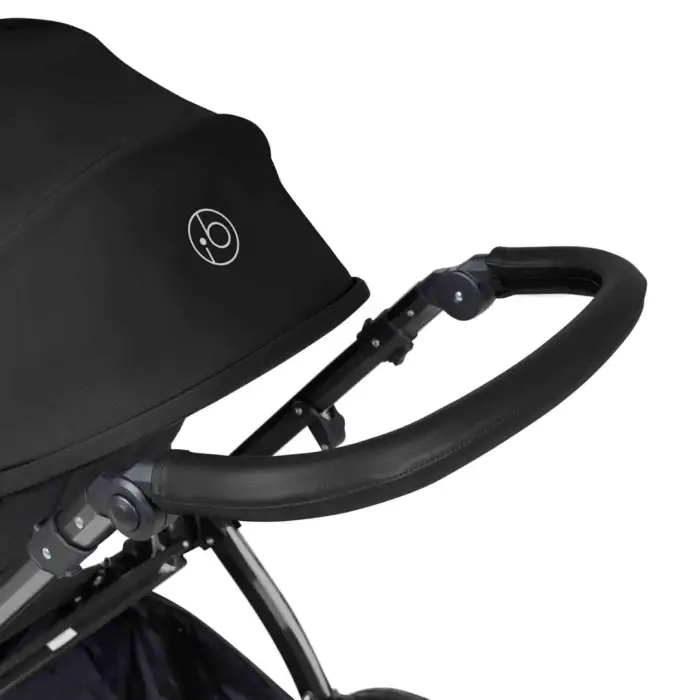 Ickle Bubba Stomp Luxe 12 Piece Travel System With Nimbus 360 Car Seat- Black