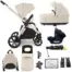 My Babiie MB450 LUXE 3-in-1 Travel System - Feather