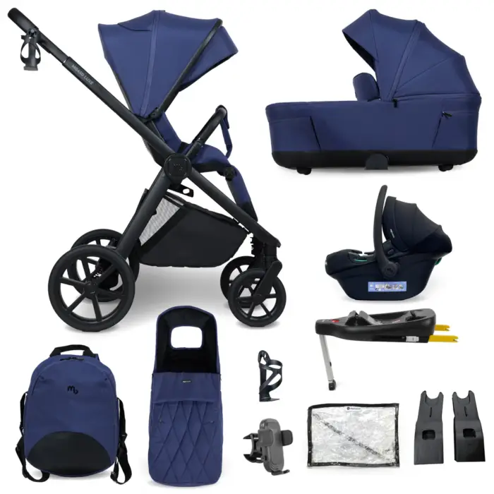 My Babiie MB450 LUXE 3-in-1 Travel System - Indigo