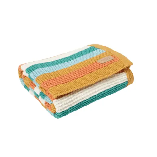 Tutti Bambini Chunky Knitted Baby Blanket - Run Wild