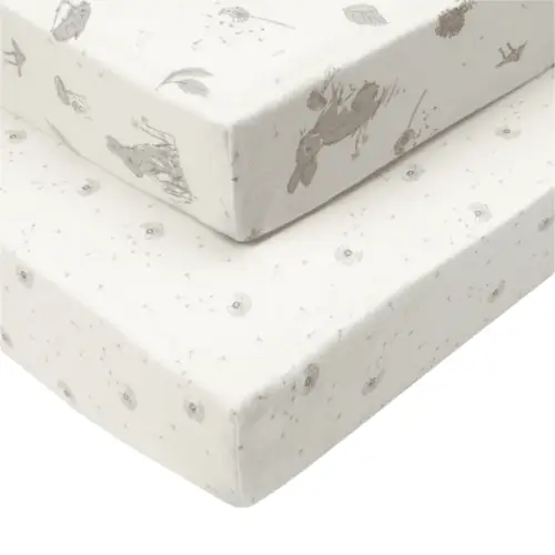 Tutti Bambini Cot Bed Fitted Sheets 2pk - Cocoon