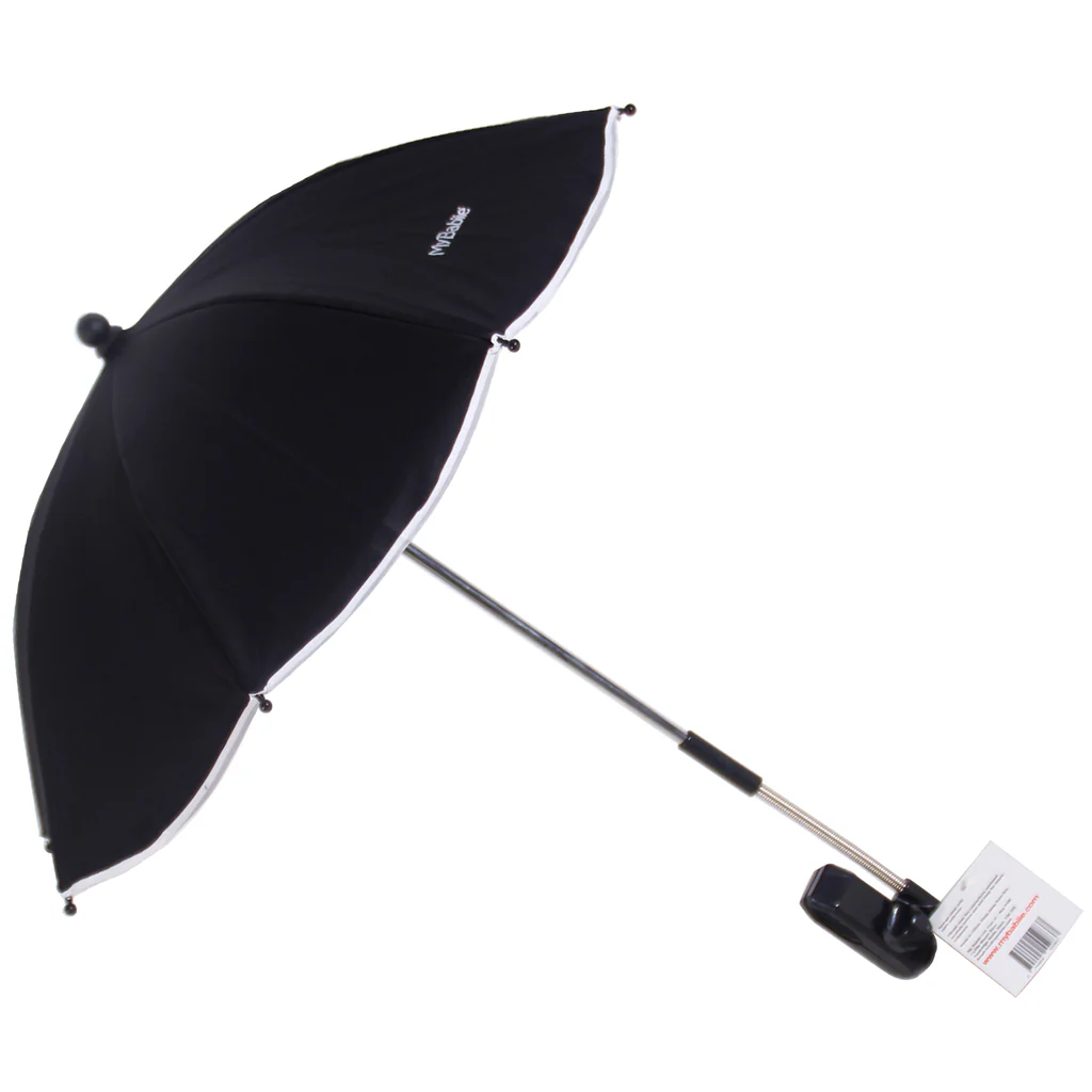 My Babiie Black Pushchair Parasol