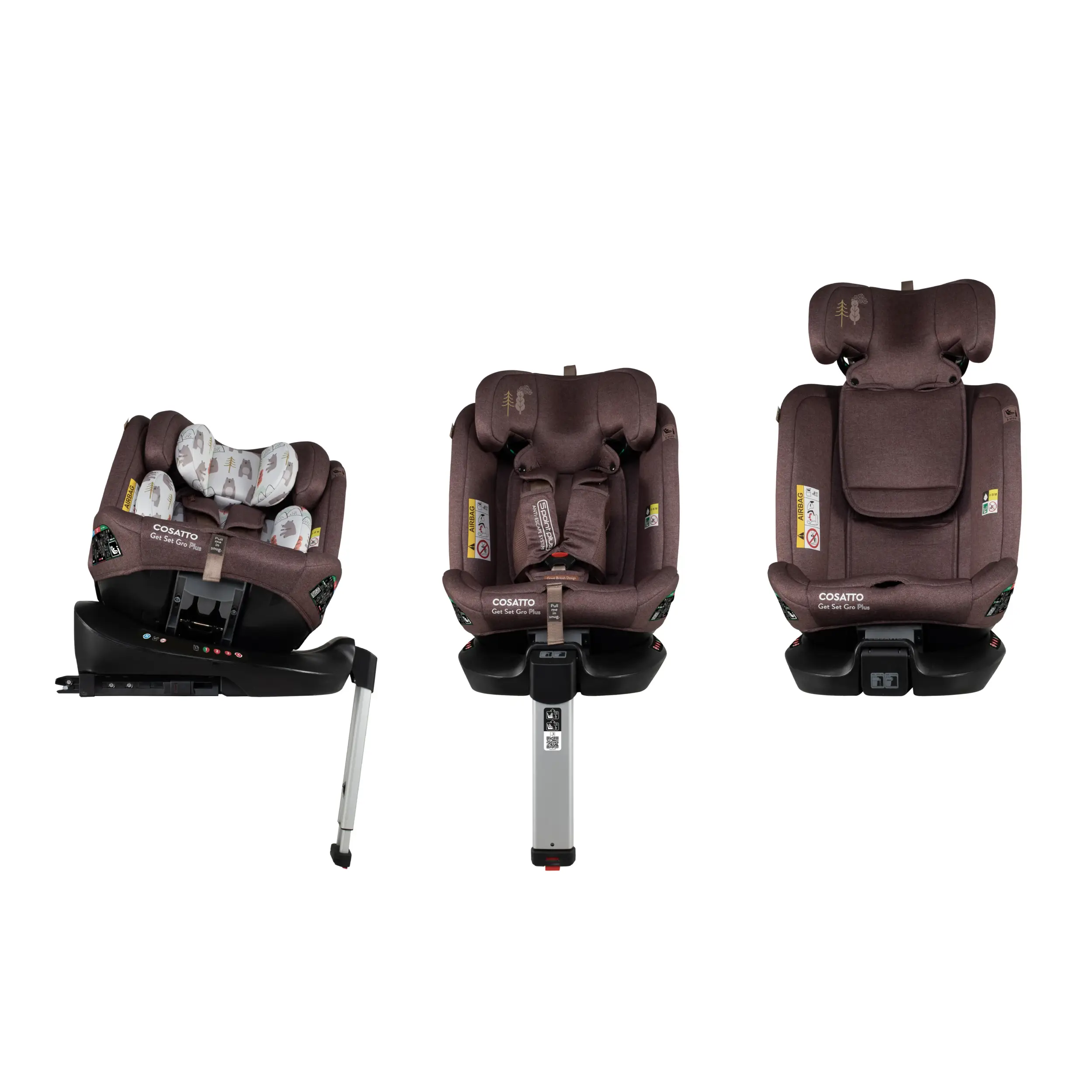 Cosatto Get Set Gro Plus i-Size 360 Car Seat- Bear Hug