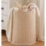 Cuddleco Large Laundry Storage Basket Cashmere Waffle