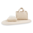 Cuddleco Nappy Caddy Set - Cashmere Waffle
