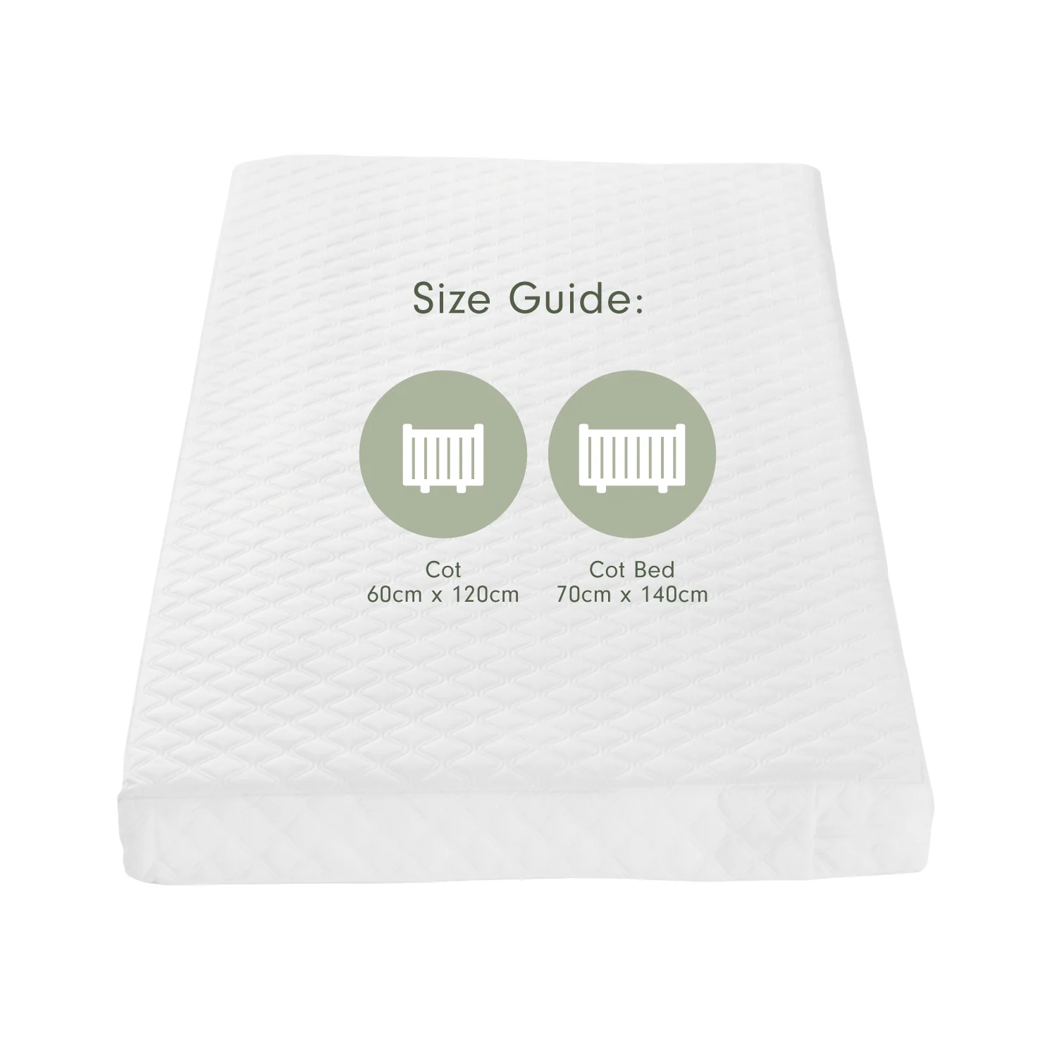 Tutti Bambini Sprung Cot Mattress (60 x 120 cm)