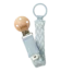 Bibs Dummy Clip - Baby Blue/Ivory