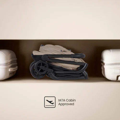 Silver Cross Nia Compact Travel Stroller- Champagne