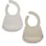 Mamas & Papas Silicone Bibs (2 Pack) -Neutral Speckle
