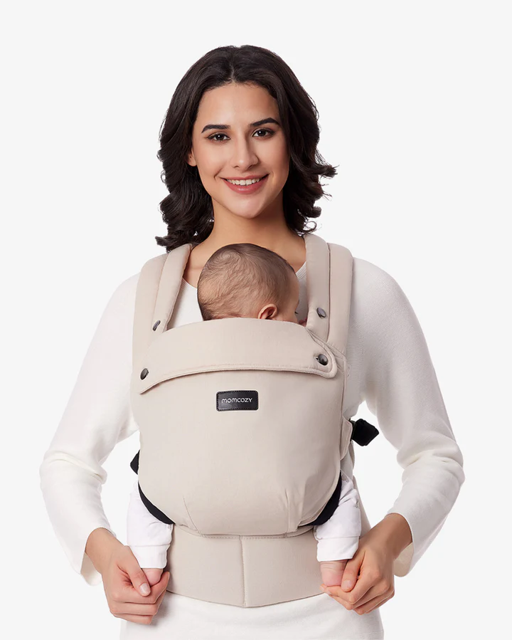 Momcozy PureHug Baby Carrier - Cotton Khaki