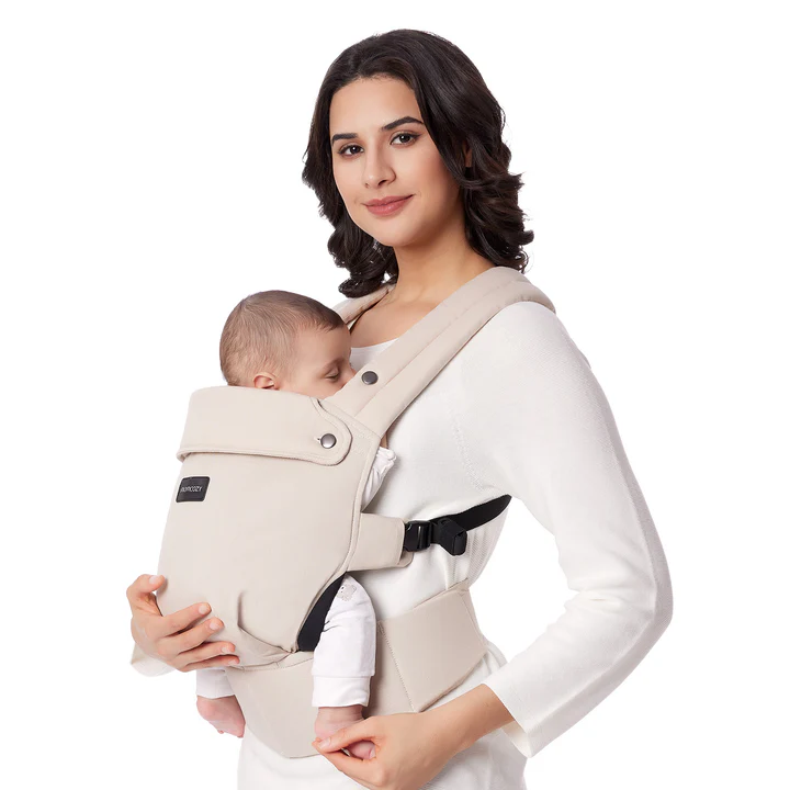 Momcozy PureHug Baby Carrier - Cotton Khaki