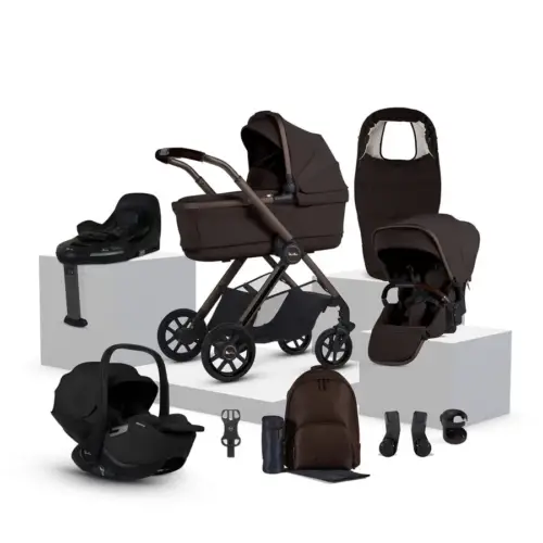 Silver Cross Reef 2 Special Edition Pushchair Ultimate 360 Infant Carrier Bundle - Ganache