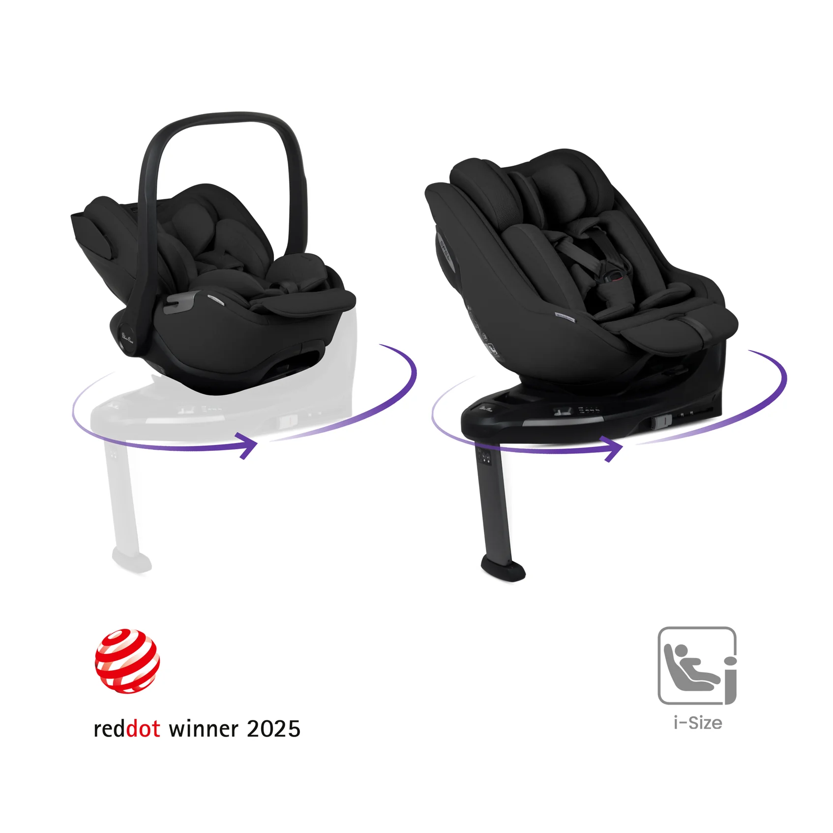 Silver Cross Reef 2 Special Edition Pushchair Ultimate 360 Family Car Seat Bundle - Frappe