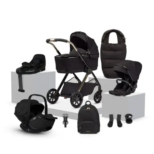 Silver Cross Reef 2 Special Edition Pushchair Ultimate 360 Infant Carrier Bundle - Espresso