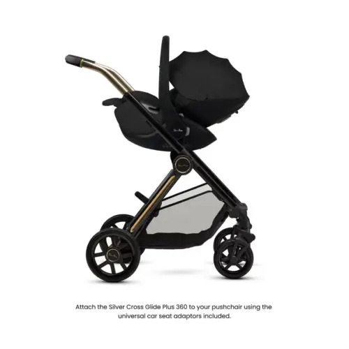 Silver Cross Reef 2 Special Edition Pushchair Ultimate 360 Infant Carrier Bundle - Espresso