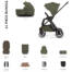 Venicci Tila 2-in-1 Pram (11-piece Essential Bundle) - Olive