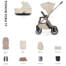 Venicci Tila 2-in-1 Pram (11-piece Essential Bundle) - Sabbia
